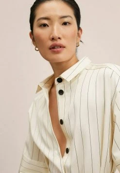 Mango ACERO A - Blusenkleid - Ecru | Damen -Mango Populaire Boutique 4799a728c1914671953c687dfd0e084b