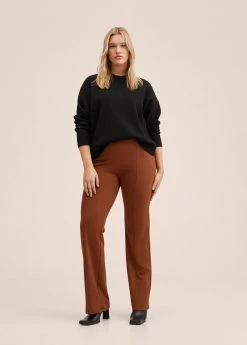 Mango DELFIN2 - Stoffhose - Burnt Orange | Damen