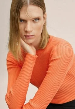 Mango Damen MAGGIE - Strickpullover - Mandarine -Mango Populaire Boutique 4852b98b62c941079877105e88265028