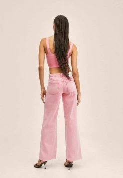 Mango AGNES - Flared Jeans - Rose Bonbon | Damen -Mango Populaire Boutique 49109b210b704b98b6705bb8757f6436