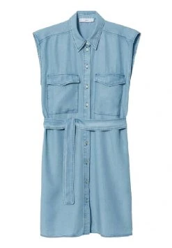 Mango Damen MARINE - Jeanskleid - Middenblauw