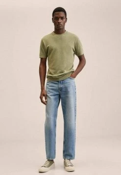 Mango ANDREW - T-Shirt Basic - Kaki | Herren -Mango Populaire Boutique 496773299a574a0a89e3ad79bfa1d917