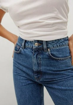Mango Jeans Straight Leg - Dark Blue | Damen -Mango Populaire Boutique 496dd513f9d84d7998d5c6f00bfc18cb