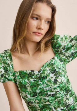 Mango CESPED - Bluse - Green | Damen -Mango Populaire Boutique 49910bb5a45b468a999ef621f9982693