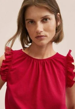 Mango SELMA - Top - Rood | Damen -Mango Populaire Boutique 499668c4c85b4f7881512e7c39c4bba3