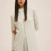 Mango Damen ARU A - Strickjacke - Ecru 1 Mango Damen ARU A - Strickjacke - Ecru -Mango Populaire Boutique 4996b8fdc9d14267be26fbbb3073dbb2