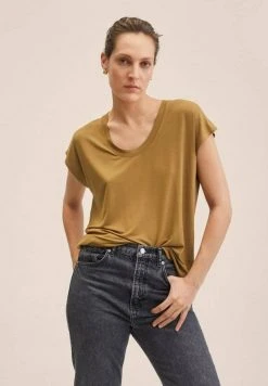 Mango VISCA - T-Shirt Basic - Bruin | Damen