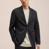 Mango COOL - Sakko - Black | Herren -Mango Populaire Boutique 49dde1e62ab14460ac9317cf84cbb90c