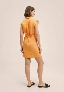 Mango PEPPER - Blusenkleid - Mandarijn | Damen -Mango Populaire Boutique 4a9f54f3718a4431be4f7662d52bfe38