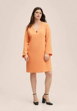 Mango Damen ALMOND - Freizeitkleid - Mandarijn -Mango Populaire Boutique 4aecbada3e424366a65d24d6316a8c8d