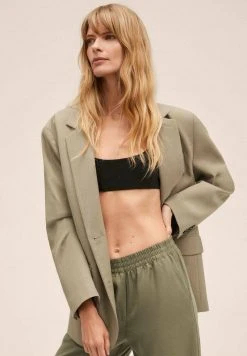 Mango Damen KIMMY - Stoffhose - Kaki -Mango Populaire Boutique 4bb1b7ac5b9146a48a78730197b18445