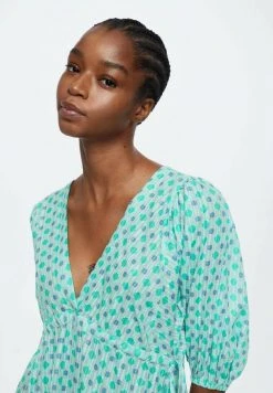 Mango BASIL - Freizeitkleid - Aquamarijn | Damen -Mango Populaire Boutique 4bceea082e78409cb3d91bf72723b42c