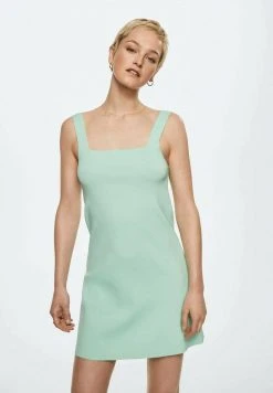 Mango BELL - Strickkleid - Vert D Eau | Damen