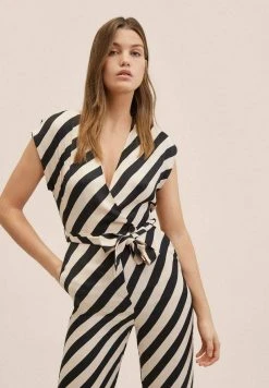 Mango MARTA - Jumpsuit - Schwarz | Damen -Mango Populaire Boutique 4d26b4a6e3964f78b195b070fba05f0b