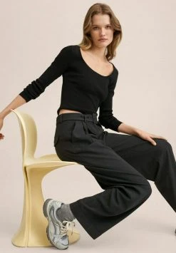 Mango Damen SINGER - Stoffhose - Donkergrijs -Mango Populaire Boutique 4d49b6a53f0e46d6b2ae72045e96b886