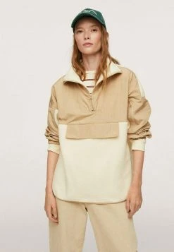 Mango CAMERON - Fleecepullover - Ecru | Damen