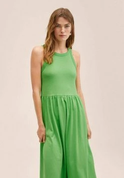 Mango SANDO - Strickkleid - Green | Damen -Mango Populaire Boutique 4dd582f3db81479a94dd538649150e0a