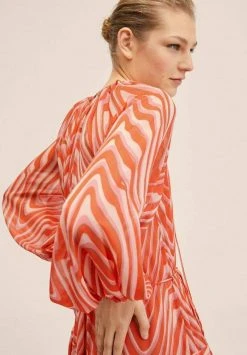 Mango LIDIA - Maxikleid - Orange | Damen -Mango Populaire Boutique 4e1029a44abf413f90cb8a332e0ece8a