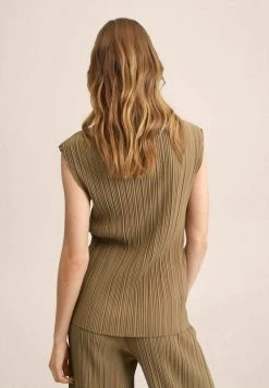 Mango JUNGLA A - Top - Medium Brown | Damen -Mango Populaire Boutique 4e16566c3a2847f2ad68dff7d140f2f8