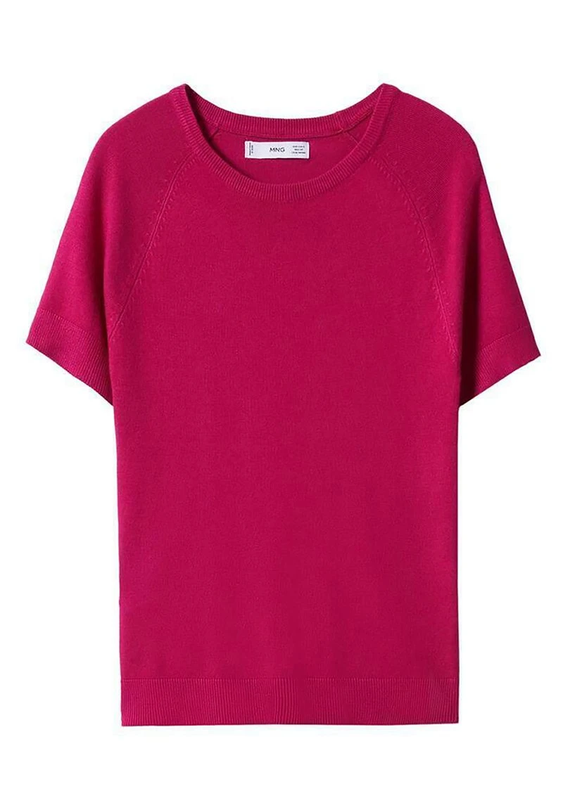 Mango ALMA - T-Shirt Basic - Fuchsia | Damen 7 Mango ALMA - T-Shirt Basic - Fuchsia | Damen – Bild 5