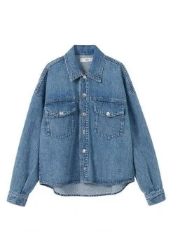 Mango AIMEE - Hemdbluse - Bleu Moyen | Damen -Mango Populaire Boutique 4f5eecb52f204541875c37e9d3d40dca