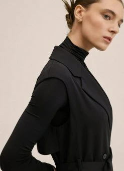 Mango VICKY-A - Weste - Noir | Damen -Mango Populaire Boutique 4f9597db910f4928a4e93fa3601b29e4