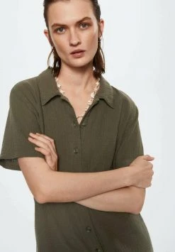 Mango Damen Jumpsuit - Kaki -Mango Populaire Boutique 4fa4ae4f4c7e47dfa450591cdc9c1b0d