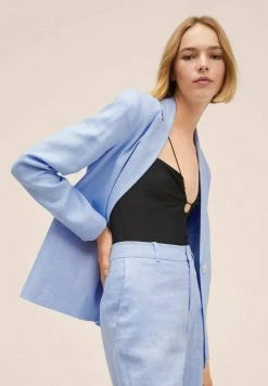 Mango BORELI - Stoffhose - Sky Blue | Damen -Mango Populaire Boutique 4fce8528d0954de383695923f69473a0