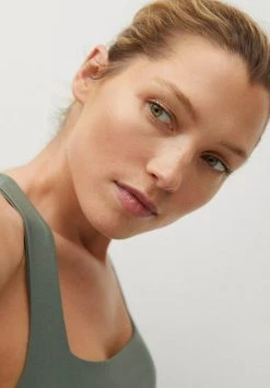 Mango INCROCIATA - Sport BH - Verde Medio | Damen -Mango Populaire Boutique 50098a0ef4194868a1d388f7425de278