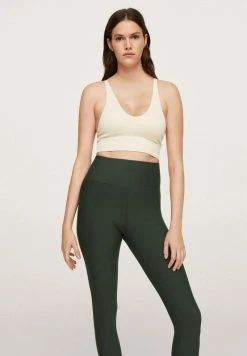 Mango TÉCNICOS COMPRESIVOS - Leggings - Hosen - Khaki | Damen -Mango Populaire Boutique 5021a8470f0f459ab3d4dddfeb418161