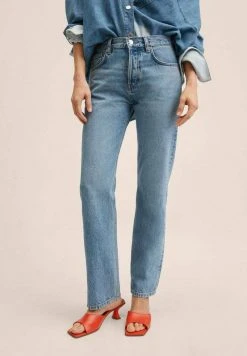 Mango BELLA - Jeans Straight Leg - Bleu Moyen | Damen