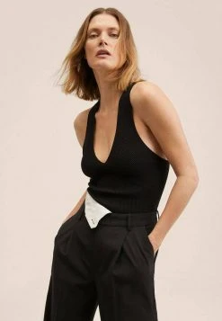 Mango LINDO - Top - Black | Damen