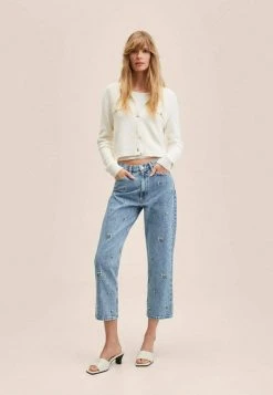 Mango DAISY - Flared Jeans - Bleu Moyen | Damen