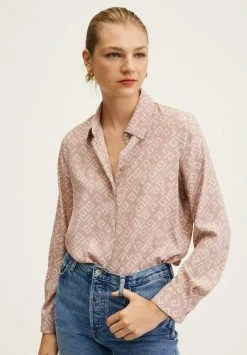 Mango Hemdbluse - Pink | Damen