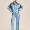 Mango VIBEKE - Jeans Straight Leg - Mittelblau | Damen