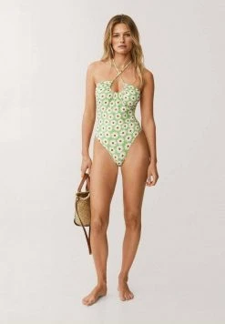 Mango MALIBU - Badeanzug - Pastellgrün | Damen