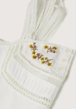 Mango Damen MONPETIT - Top - Ecru -Mango Populaire Boutique 51f04f970254429b9a452b3f3f0af2ed