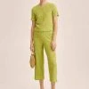 Mango FIDEL - T-Shirt Print - Vert Pomme | Damen -Mango Populaire Boutique 5228e4c4df254e4fad0f934049e08886