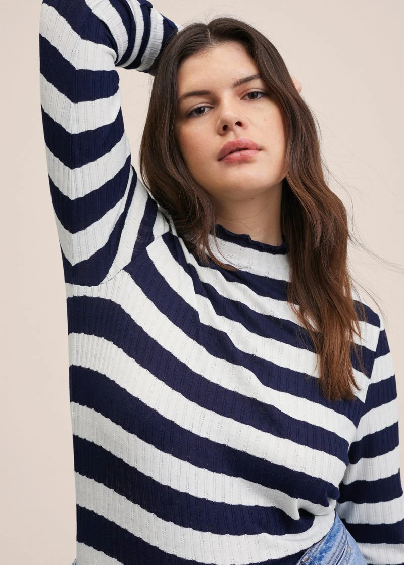 Mango Damen JAMES - Langarmshirt - Donkermarine 5 Mango Damen JAMES - Langarmshirt - Donkermarine – Bild 3