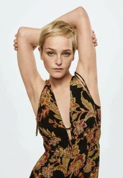 Mango Jumpsuit - Noir | Damen -Mango Populaire Boutique 527ee909111340a884ca673e24296d48