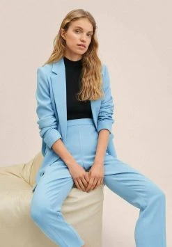 Mango SEMIFLU - Stoffhose - Hemelsblauw | Damen -Mango Populaire Boutique 528a1e22310444df85211c19ecf6a8d2