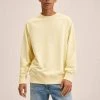 Mango DYLAN - Sweatshirt - Pastelgeel | Herren -Mango Populaire Boutique 533d2f55d63a4525861d7d1f5514a489