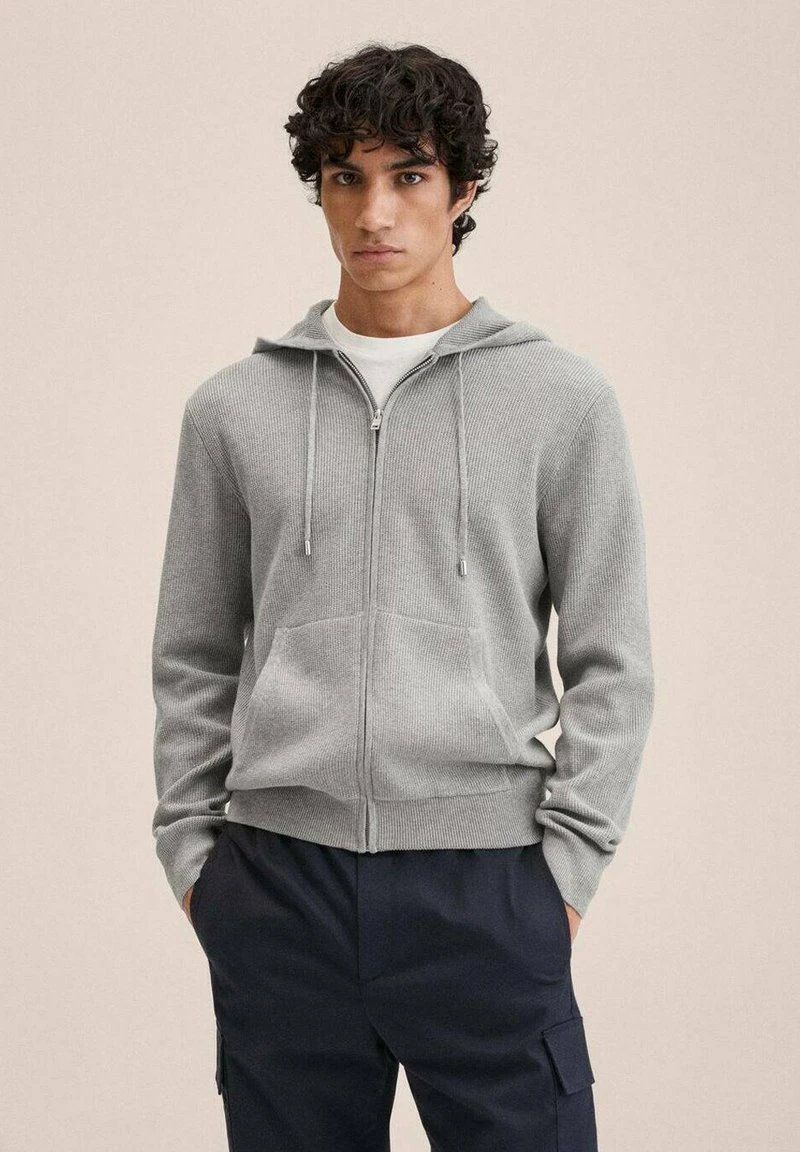 Mango COCOAZ - Strickjacke - Mottled Light Grey | Herren 3 Mango COCOAZ - Strickjacke - Mottled Light Grey | Herren