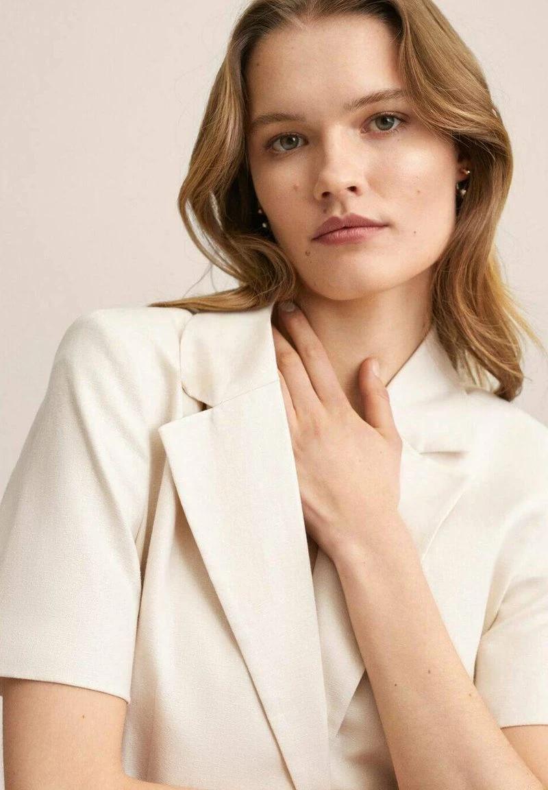 Mango Damen GLO-L - Blazer - Gebroken Wit 6 Mango Damen GLO-L - Blazer - Gebroken Wit – Bild 4