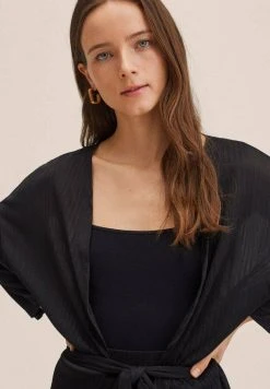 Mango Damen Strickjacke - Black -Mango Populaire Boutique 5699308545214686b7e05a18a2a189b8