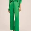 Mango TALL L - Stoffhose - Groen | Damen -Mango Populaire Boutique 57127a7b2d8e40ecaea1f44e95577799