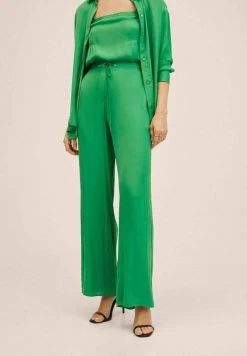Mango TALL L - Stoffhose - Groen | Damen