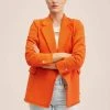 Mango QUINTIN - Blazer - Orange | Damen -Mango Populaire Boutique 57740f3ca061435fb2b5918d03a915e5