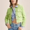 Mango Damen WINTOUR - Leichte Jacke - Limette