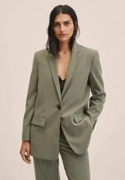 Mango PAULA - Kurzmantel - Khaki | Damen
